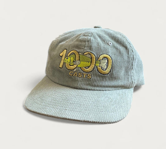 1000 Casts Bass Corduroy Hat