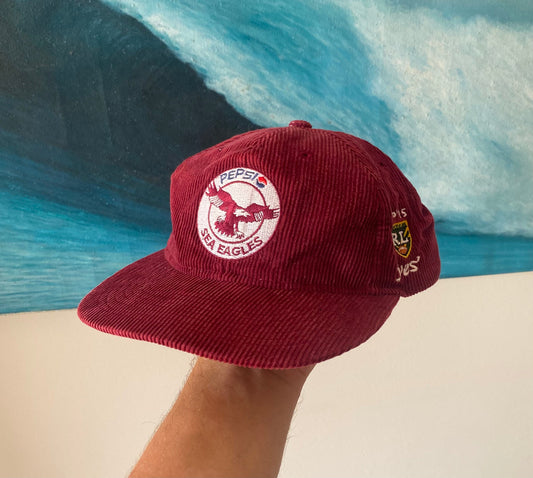 Vintage Manly Sea Eagles Corduroy Hat