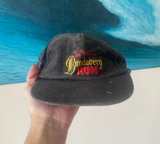 Vintage Bundaberg Rum Corduroy Hat